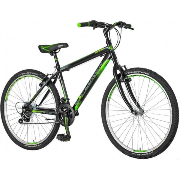 Bicicleta mountain bike 26 inch hardtail 18 viteze power cadru otel v brake explorer spark