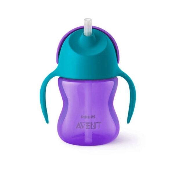 Canita cu pai Avent 200 ml purple