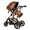 Carucior 2 in 1 reversibil X2 Chocolate Gold 0 36 luni BUF BOOF 12