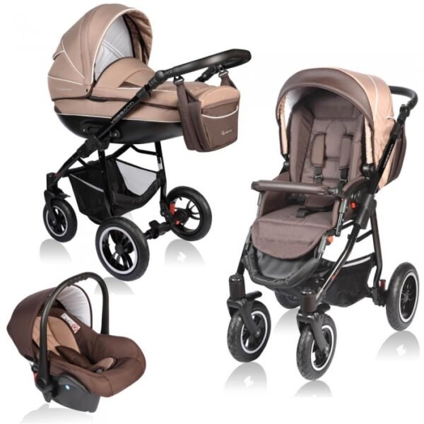 Carucior vessanti crooner 3 in 1 beige