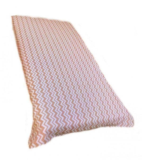 Cearsaf cu elastic pe colt 120x60 cm Zig zag