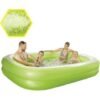 Piscina Gonflabila cu 2 Inele Verde Neon 1