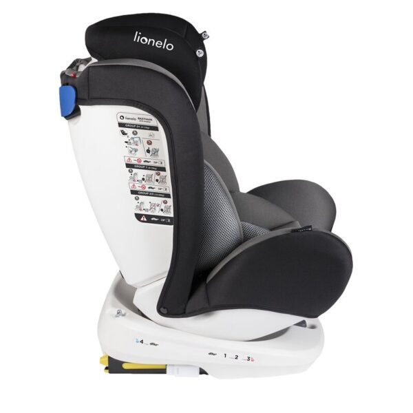 Scaun auto Bastiaan rotativ 360 grade cu Isofix 0 36 kg Grey