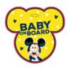 Semn de avertizare Baby on Board Mickey Seven SV9612 1
