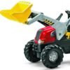 Tractor cu pedale Rolly Toys Junior cu remorca si cupa 1