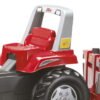 Tractor cu pedale Rolly Toys Junior cu remorca si cupa 5